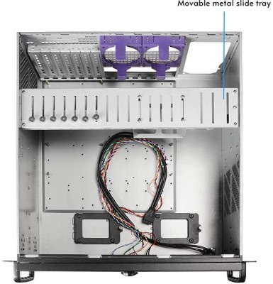 Chieftec UNC-409S-AIO-OP 19" rack 4U, ATX, 427mm djup, plats för vattenkylning upp till 360mm#4