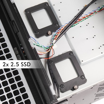 Chieftec UNC-409S-AIO-OP 19" rack 4U, ATX, 427mm djup, plats för vattenkylning upp till 360mm#8