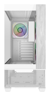 Cooler Master Elite 690 White, TG, 3x120mm ARGB-fläktar, ATX - Vit#2