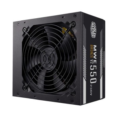 Cooler Master MWE Bronze V2 550W, ATX, 12 cm fläkt, 80PLUS Bronze