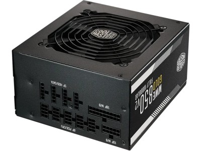 Cooler Master MWE 850W V2, ATX 3.1, 120 mm fläkt, 80PLUS Gold, semipassivt, löstagbara kablar - Svart#2