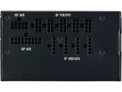 Cooler Master MWE 850W V2, ATX 3.1, 120 mm fläkt, 80PLUS Gold, semipassivt, löstagbara kablar - Svart#3