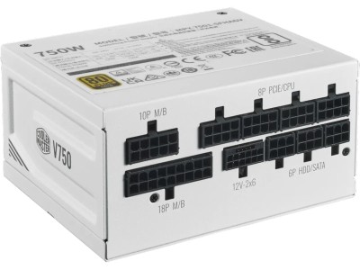 Cooler Master V SFX Gold 750W ATX 3.1, 80PLUS Gold, löstagbara kablar - Vit#2