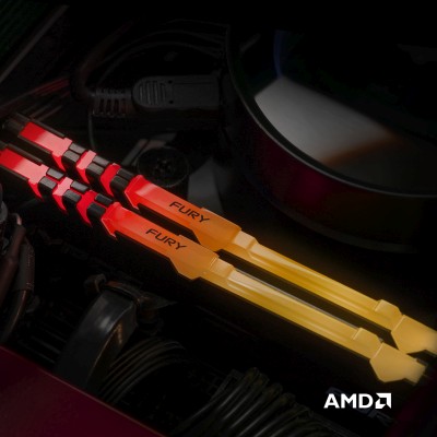 16 GB (2x8GB) DDR4-2666 Kingston FURY Beast RGB CL16 - Svart#3