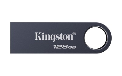 128 GB Kingston DataTraveler SE9 G3, USB 3.2, metallhölje - Svart