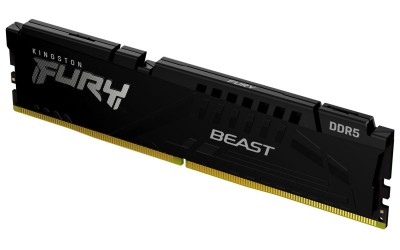 8 GB DDR5-5600 Kingston FURY Beast Black CL36, AMD EXPO - Svart