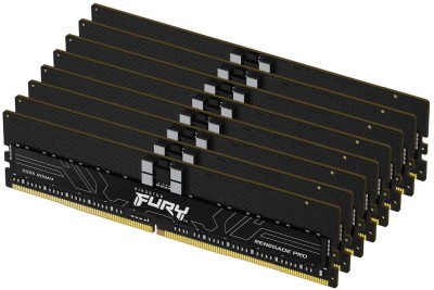 256 GB (8x32GB) DDR5-6000 Kingston FURY Renegade Pro CL32 ECC REG, AMD EXPO