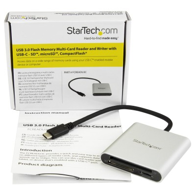 USB 3.0 / USB-C kortläsare StarTech.com Flash Memory Multi-Card Reader, extern#4