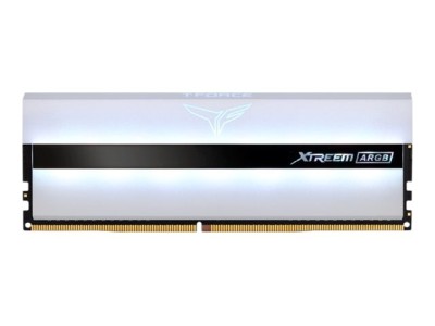 16 GB (2x8GB) DDR4-3600 Team T-Force Xtreem ARGB White CL18 - Vit