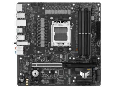 Asus TUF GAMING B850M-PLUS WIFI, AMD AM5, MicroATX, 4xDDR5, 2xPCI Express, 3xM.2 + SATA3 RAID, HDMI/DP, USB-C, 2.5Gbe LAN, WiFi 6E, Bluetooth 5.3, Aura Sync RGB#2