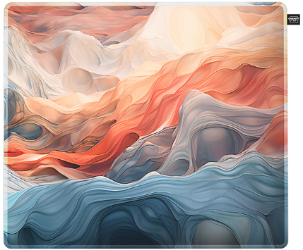 Cherry Xtrfy GP5 Mousepad L, 460x400mm - Amnis Blue