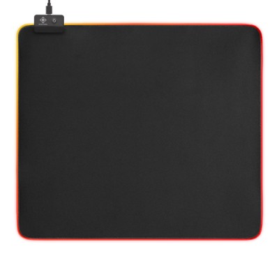 GAMING RGB mousepad, 450x400x4mm, 13 LED lägen, svart