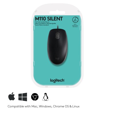 Logitech B110 Silent, 1000 dpi, USB#4