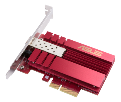 Asus XG-C100F, PCI-E, 10Gbe, kylfläns