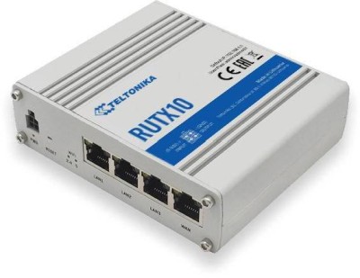 Router Teltonika RUTX10, 1xWAN, 4xLAN, WiFi 5 Wave2, USB/Bluetooth