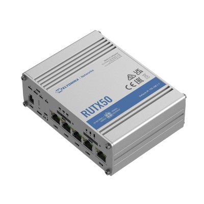 Trådlös 5G-router Teltonika RUTX50, 1xWAN, 4xLAN, WiFi 5 Wave 2, USB