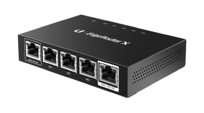 Ubiquiti EdgeRouter X, 4-port Gigabit Router med passiv PoE