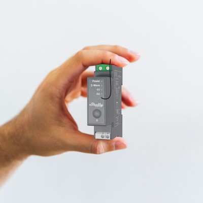 Shelly Wave Pro 2, 2-kanals relä, max 25A, Z-Wave#2