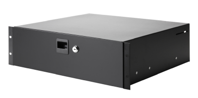 19" 3U Rack Drawer with lock