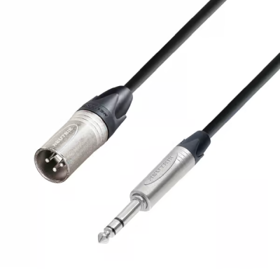 Balanced Cable Neutrik® XLR male to Jack TRS | 10 m