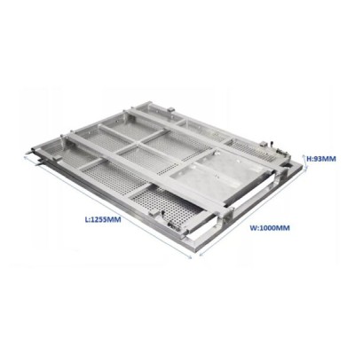 Amtech, kravallstaket i aluminium 1 x 1,2 x 1,2 m (B x D x H) 25,5kg#8