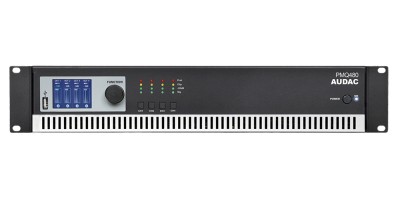 Audac PMQ480 - fyrkanals-steg för 100V och 8 ohm