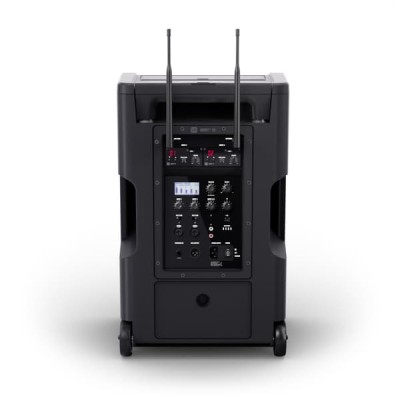 LD Systems LDANNY10HBH2B8 - 10" Portable battery-powered Bluetooth® PA System with mixer, 1x wireless handheld and 1x headset microphone (incl. bodypack)#4