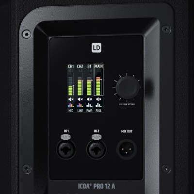 LD Systems LDICOA12APRO - 12" Powered Coaxial High-Performance PA Loudspeaker with Bluetooth and App#6