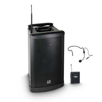 LD Systems LDRM102HSB5 - Portable PA Loudspeaker with Headset 586 - 607 MHz