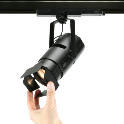 Neo Zoom 230V/24W Casambi 2700K, Svart, 1800lm, CRI 98, SDCM 2, 8–50°, 3-fas, Potentiometer#2