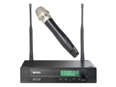Mipro trådlöst system med uppladdningsbar handmik, ACT311BC/ACT32HC
