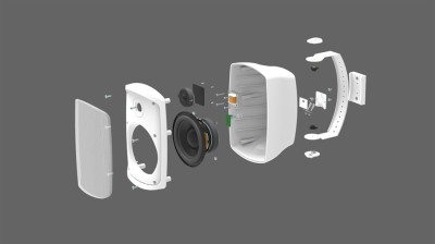 Utomhushögtalare, 16W, 100V/8ohm, IP65#3