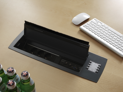 CONI Infällnadsram för CONI (Kort/Lång) - Med plats för Biamp, Neets & Atlona#7