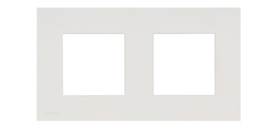 Dubbel monteringsram, vit