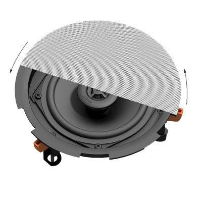 Audac CIRA724/W, 6,5 tums takhögtalare, 2-vägs, 8 ohm + 100V, 24W, vit, pris/styck#3