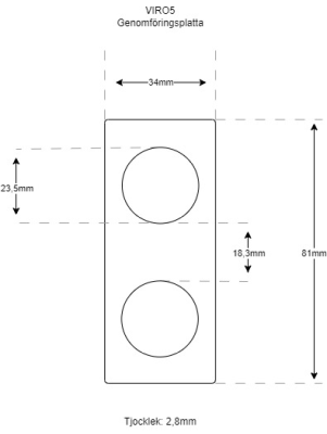 Audac VIRO5/W, 5,25 tum bredspridande 2-vägs coaxial-högtalare, IP55, 8 ohm, vit#6