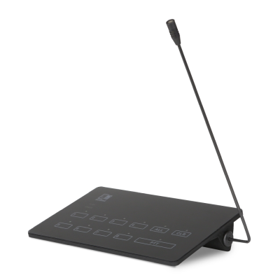 Audac MPX88 8-zons paging mikrofon med touchpanel