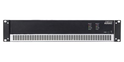 AUDAC CAP224, 2-kanals 100V/8Ohm slutsteg 2x240W