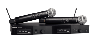 Shure SLXD DUAL Handhållet system med SM58 MIC, H56, 518-562MHz