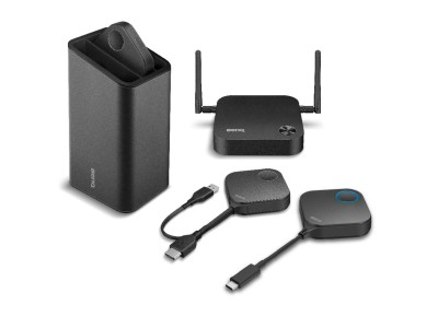 BenQ InstaShow WDC10HC, trådlös bild-/ljudöverföring, basstation + 1xUSB-C + 1xHDMI-sändare med hållare