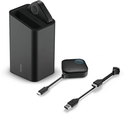 BenQ InstaShow VS10, 1080p trådlös bild-/ljudöverföring, WiFi 6, basstation + 1st kombinerad USB-C/HDMI med hållare