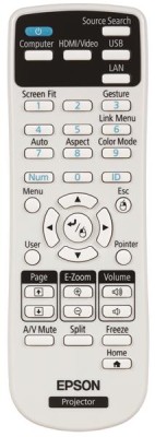 Epson EB-2250U, 5000 ANSI lumen, Full HD+ 1920x1200, 29~39dB, 2xHDMI, LAN#4