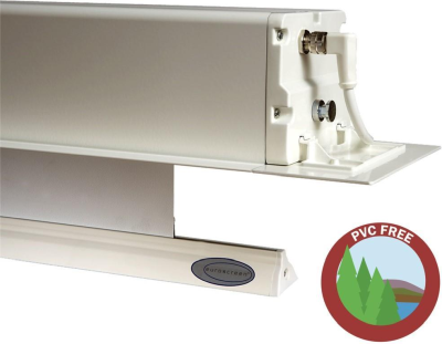 Euroscreen Sesame Electric Draper-ER Xpert Omaskerad/helvit 240cm x 240cm#2