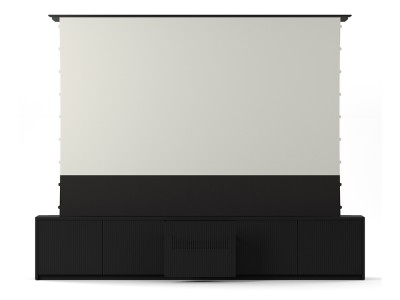 Multibrackets M Projektions-TV-möbel för laserprojektor 118" tab tension omaskerad/helvit 261 cm x 147 cm komplett med skärm och förinstallerad skärmlyft#2