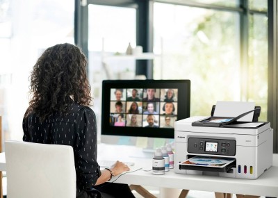 Canon MAXIFY GX4040, skrivare + scanner + kopiator + fax, 18/13 ppm ISO, 1200x2400 dpi scanner, display, duplex, USB/LAN/WiFi, Airprint#4