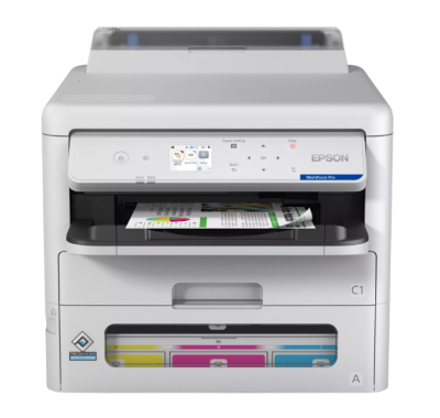 Epson WorkForce Pro EM-C800RDW, skrivare + scanner + kopiator, 34/34 ppm ISO, 1200x2400 dpi scanner, duplex, AirPrint, USB/LAN/WiFi