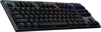 Logitech G915 X Lightspeed TKL, RGB Linear, nordiskt, Bluetooth/Lightspeed/USB-C sladd - Svart