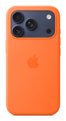 Apple silikonskal med MagSafe till iPhone 17 Pro - Orange#3