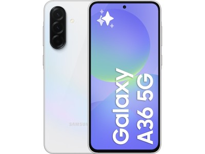 Samsung Galaxy A36 5G 128 GB, 6.7" sAMOLED 120Hz, 50/8/5/12 Mpixel kamera, Dual SIM, Android - Awesome White