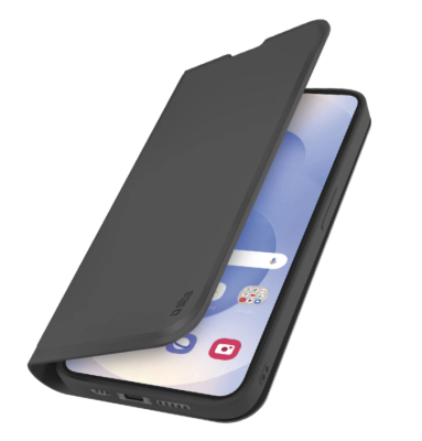 Plånboksfodral SBS Galaxy S25 Edge Wallet Smooth Samsung Galaxy S25 Edge, kortfack - Svart